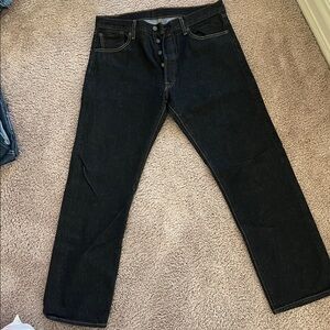 Levi's 501 Black Denim Jeans